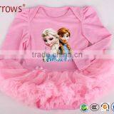 High Quality Girl Dresses Princess Children Clothing Anna Elsa Cosplay Costume Kid's Party Dress Baby Girls Clothes thumbnail-1