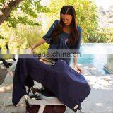 Custom Organic Cotton Plain Front and Back Cover Baby Car Seat Cover Breastfeeding Canopy thumbnail-3