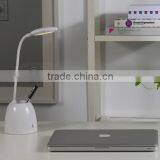Dimmable Rechargeable LED Desk Lamp With Pen Container Table Lamp
