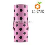 Colorful Leather Makeup Brush Cup Holder With Different Styles and Colors Leather