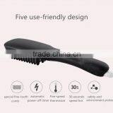 Hair Salon Equipment For Hair Care 2 In 1 PTC Heater Anion Hair Straightener Brush thumbnail-5