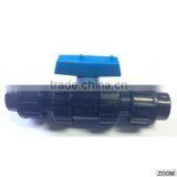 Hdpe Double Union pp Ball Valve PN16(straight)pp Compression Fitting for H DPE Pipes /plastic Ball Valve thumbnail-4