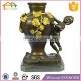 Factory Custom made best home decoration gift polyresin resin nacked boys staue