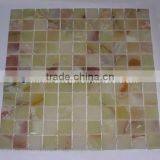 Excellent Quality LIGHT GREEN ONYX MOSAIC TILES COLLECTIONS thumbnail-6