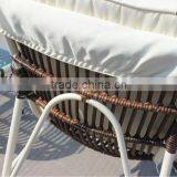 Modern Patio Furniture Aluminum Rattan Garden Wicker Chair With Table thumbnail-3