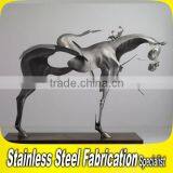 Horse Sculpture Carving Products Stainless Steel Metal Artwork Crafts thumbnail-3