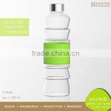 Custom Shaped Clear Green Soda Bottles