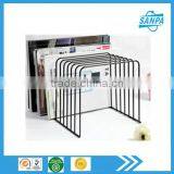 Hangzhou Supplier 11 Slot Metal Wire CD DVD Magazine Book Display Rack Stand thumbnail-1