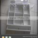 vacuum forming plastic tray with dividers