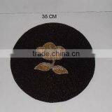 Round Glass Bead Place Mats With Flower Pattern Other Colours Also Available thumbnail-1