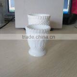 White Cup Shape Candle Jar thumbnail-3