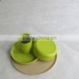 Welcome Eco-friendly Biological Bamboo Fiber Dinner Set thumbnail-4