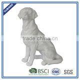 Fashion Poly Resin Right Hand Side Standing Dog Decor Figurine thumbnail-2