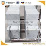 White Base Carrara White Marble Tiles 30x30 for Wall