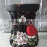 Garden Outdoor Fiberglass Wooden Chair thumbnail-1