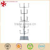 Floor Standing Chrome Metal Slatwall Cap Hat Display Hook thumbnail-2