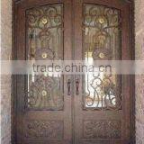 Bisini Luxury Design Galvanize Wrought Iron Door (BG90069)