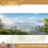 Big Half-moon-shaped Arch Bridge, Stone Foot Bridge With Glass Guardrail,Scenic Spot Pedestrian Bridge(BF08-Y10018)