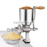 Manual Grain Grinder With High Hopper - Table Clamp Hand Corn Mill thumbnail-1