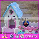 Top Fashion Kids Pretend Indoor Wooden Castle W06A001-S thumbnail-6