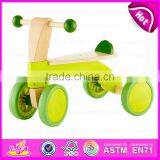 2015 New Arrival Wooden Kid Trike Toy,Interesting Cheap Wooden Tricycle Toy,Green Color Wooden Baby Tricycle Toy in Bulk W16A013 thumbnail-1