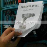 New 2014 Manufacturer China Wholesale Supplier 18V Li-ion Dewalt Cordless Drill of Power Tool Sets Tool Box thumbnail-2