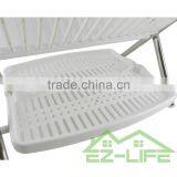 2017 Best Foldable Stianless Steel Shape V Kitchen Table Storage Dish Drying Rack thumbnail-5