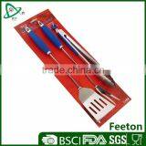 3pcs Stainless Steel Portable Korean Bbq Exhaust Set With TPR Handle thumbnail-1