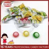 Halal Tablet Center Filled Fruit Hard Candy in Square Jar thumbnail-4