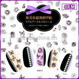 Joyme New Hot Sale Simple Flower Nail Tattoos Water Transfer Custom Nail Wraps Nail Art thumbnail-2