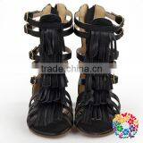 Cheap Price White Color Kids Girls High Heel Sandals China Wholesale Kids Shoes Children Girls New Sandals thumbnail-4