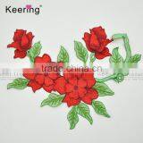 New Applique Professinal Embroidery Flower Patches Embroidery Patch For Clothes WEF-755 thumbnail-4
