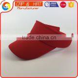 Sponge Red Color Blank Unstructure Sun Hat And Visor Cap thumbnail-1