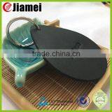 Custom Handmade New Design Blank Oval Leather Keyring