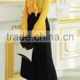 Fashion Summer Peated Blouse With Long Sleeve and Ruffle Design thumbnail-5