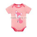 Fashion Fox Style Girl Rompers Short Sleeve 100% Cotton Newborn Baby Clothes Wholesale thumbnail-5