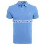 High Quality Wholesale Custom 65%poly-35% Cotton Pique High Quality Wholesale Custom 100% Cotton Pique Mens Polo Shirt thumbnail-2