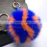 CX-R-55 Best Selling Wholesale Fashion Pendant Cute Fox Fur Ball Bag Charm thumbnail-5