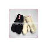 Export EU Knitted Polar Fleece Mitten Embroidered Gloves thumbnail-4