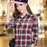 100% Cotton Waterproof Plaid Flannel Fabric Shirt Cheap Flannel Shirt Wholesale thumbnail-5