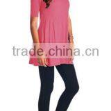 Fashion Womens Clothes Short Sleeve Swing Dress Tunic Tops for Women 2016 thumbnail-5