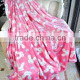 Cute Rabbit Printed Pillow Blanket thumbnail-1