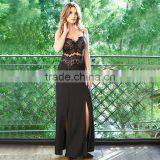 YIHAO 2015 Hign Quality Ladies Party Dress,Lace With Chiffon Prom Dress, Newest Free Prom Dress thumbnail-3