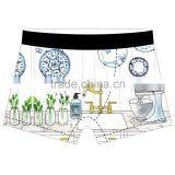 Sexy Mens Boxer New Design Breathable Printing Custom Gay Underwear