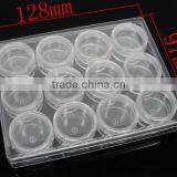 Wholesale 1 Set (12PCs) Clear Beads Display Storage Case Box thumbnail-3
