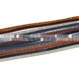 Orange "Made in China" Printed Flat PU Leather Cord thumbnail-2