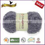 Charmkey High Tenacity Polyester Yarn Soft Fluffy Yarn for Knitting Baby Hats thumbnail-1