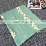 2017 Best Selling Floral Pattern Embroidery Scarf Cotton Muslim Hijab Scarf thumbnail-4