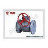 CPVC Flange Ball Valve Worm-gear Handle 1/2