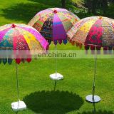 garden umbrella big size beach umbrella colourful hand embroidery diameter size 6 ft(72 inch),lawn umbrella ,wedding decoration